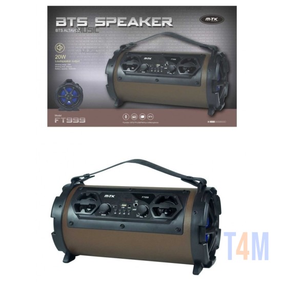 SPEAKER BLUETOOTH/WIRELESS FT999 BROWN